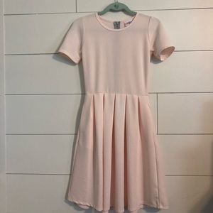LulaRoe Amelia Dress Light Pink